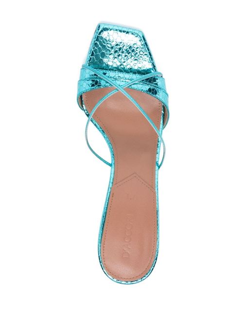 Sandalo con tacco Lust Mule D'ACCORI | V1LT01LUSTMULECHAMELEONBLUE