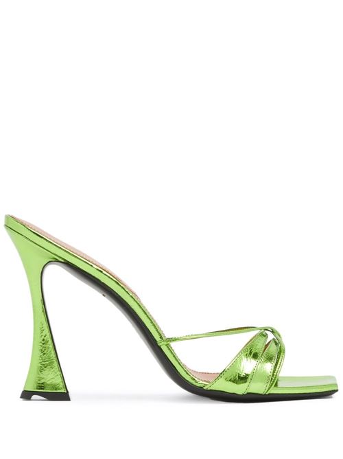 Lust Mule high heels D'ACCORI | V1LT01LUSTMULECHAMELEONGREEN