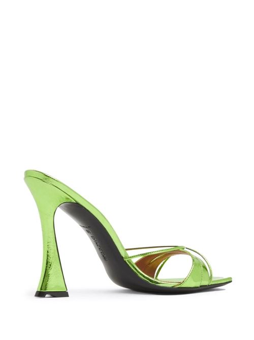 Sandalo con tacco Lust Mule D'ACCORI | V1LT01LUSTMULECHAMELEONGREEN