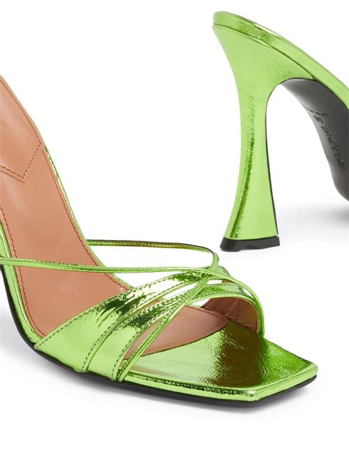 Sandalo con tacco Lust Mule D'ACCORI | V1LT01LUSTMULECHAMELEONGREEN