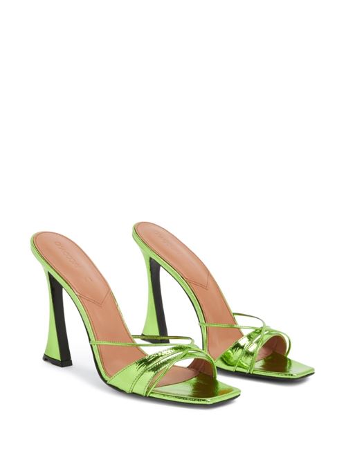 Sandalo con tacco Lust Mule D'ACCORI | V1LT01LUSTMULECHAMELEONGREEN