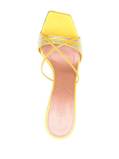 Lust Mule high heels D'ACCORI | V1LT01LUSTMULECRYSTALHELLOWYELLOW