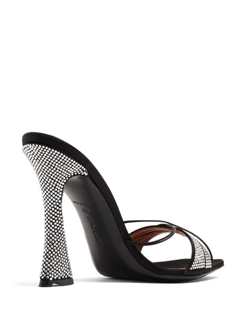 Sandalo con tacco Lust Mule D'ACCORI | V1LT01LUSTMULECRYSTALNOIR