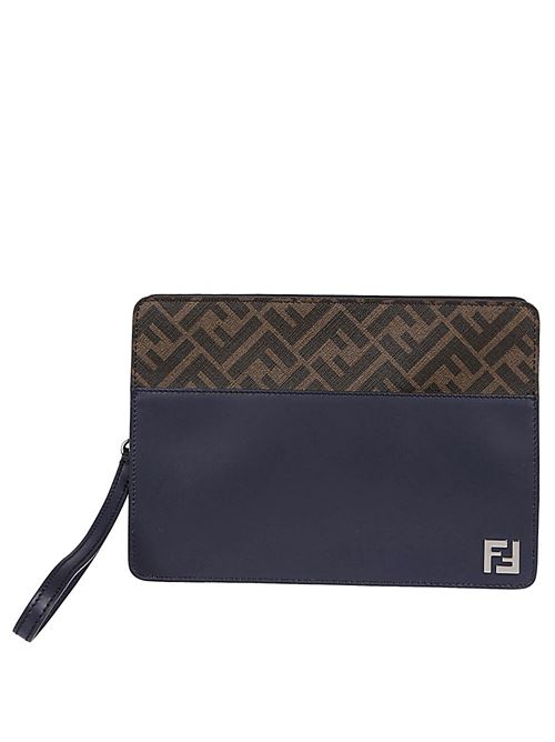 Logo clutch bag FENDI | 7N0145AFF2F1M6D