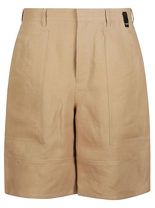 Cotton Bermuda shorts FENDI | FB0968AR96F1MTK