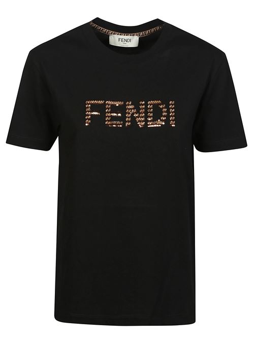 Logo T-shirt FENDI | FS7254AS8GF0GME