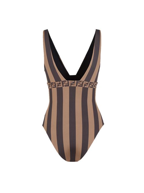 Lycra Pequin swimsuit FENDI | FXBA25AQBZF13IZ