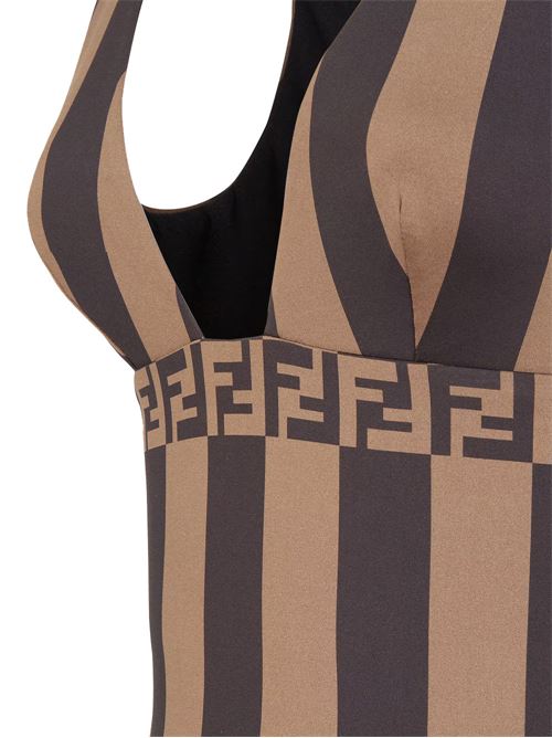 Lycra Pequin swimsuit FENDI | FXBA25AQBZF13IZ