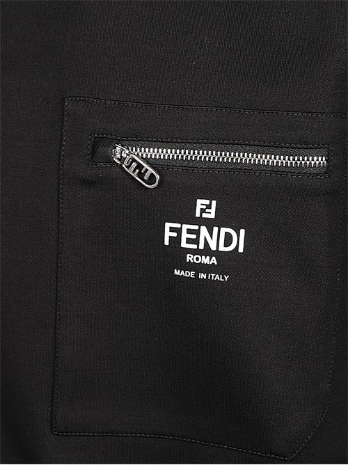 Cotton T-shirt with logo FENDI | FY0936ARYRF0QA1