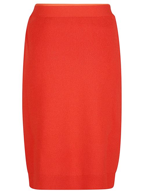 Orange trompe l'oeil skirt FENDI | FZQ736ARVCF0QG5