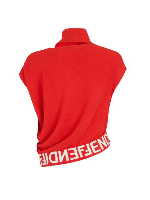 Viscose Crop Top FENDI | FZXB77ARVBF0QG5