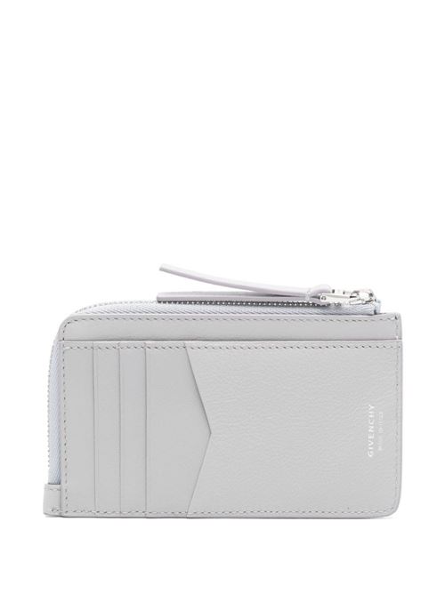 Gray leather card holder GIVENCHY | BB60LSB1Q7050