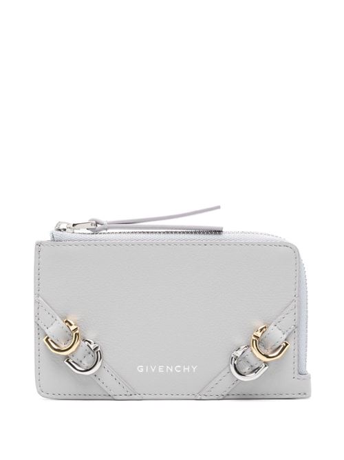 Gray leather card holder GIVENCHY | BB60LSB1Q7050