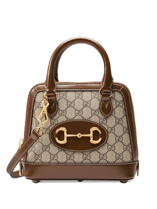 Brown horsebit bag GUCCI | 64071692TCG8563