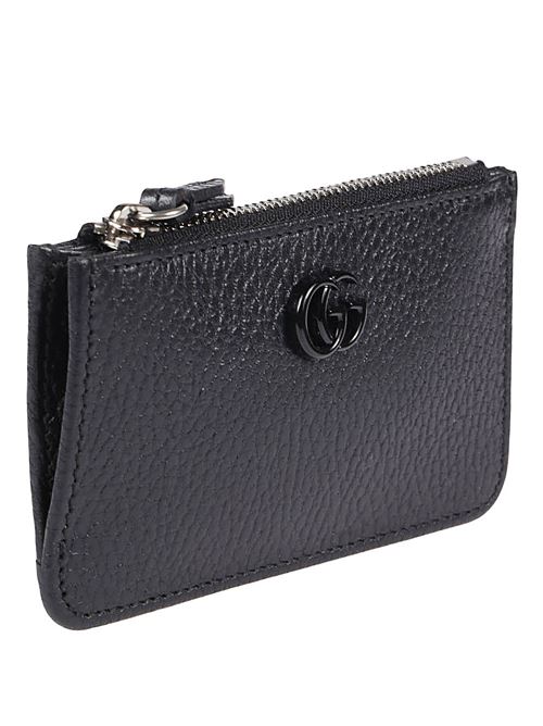 Leather coin purse GUCCI | 70107017WEF1000