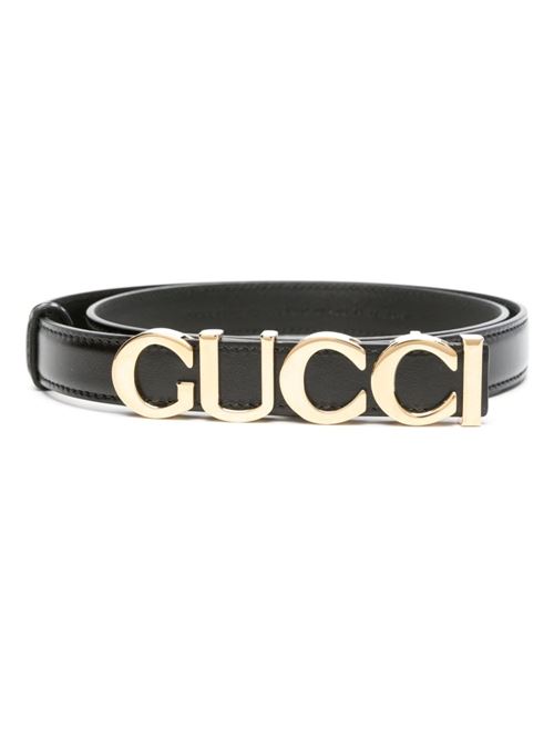 Logoed belt GUCCI | 7516000YA0G1000