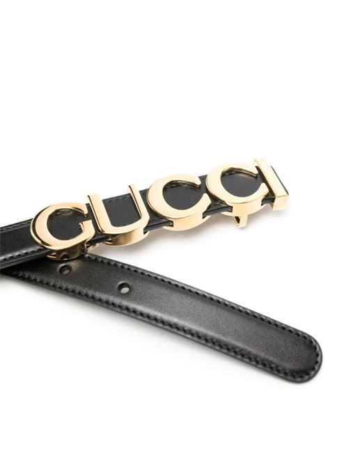 Logoed belt GUCCI | 7516000YA0G1000