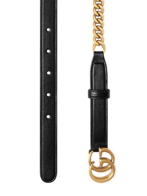 GG Marmont belt with chain GUCCI | 7601680YAQT1173