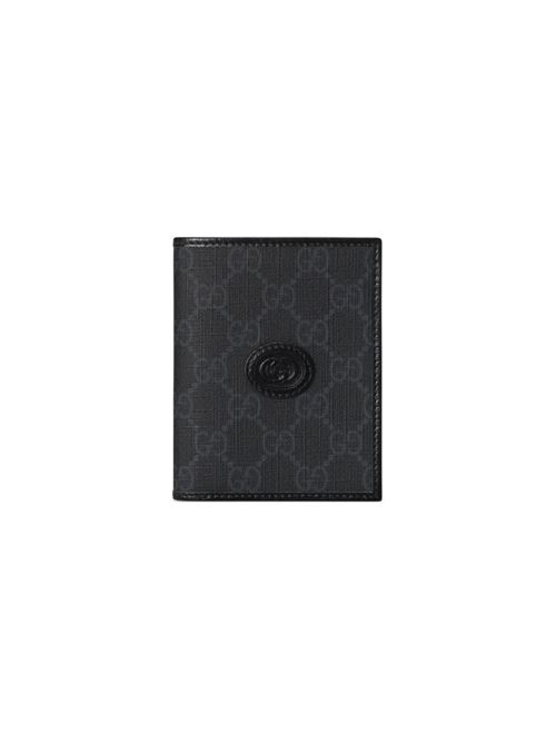 Leather card holder GUCCI | 76018892TCF1000