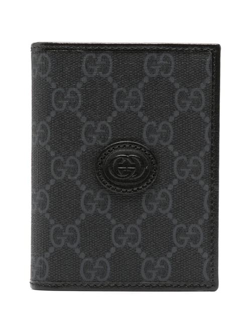 Leather card holder GUCCI | 76018892TCF1000