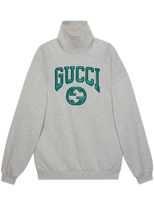 Felpa con ricamo GUCCI | 760367XJF0Q1192