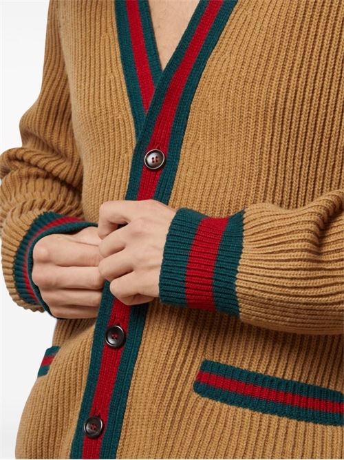 Cardigan in lana GUCCI | 763351XKDNE2149