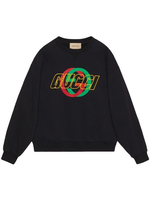 Sweatshirt with logo GUCCI | 768460XJGA11162