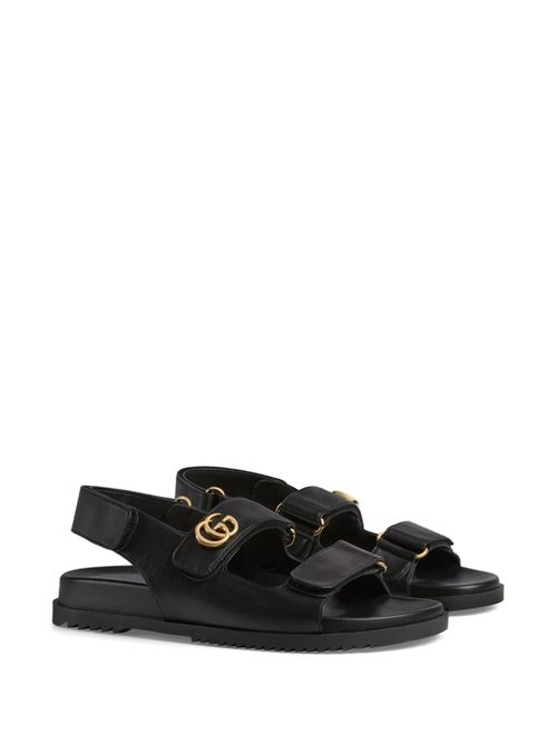 Leather sandal GUCCI | 771578BKO001000