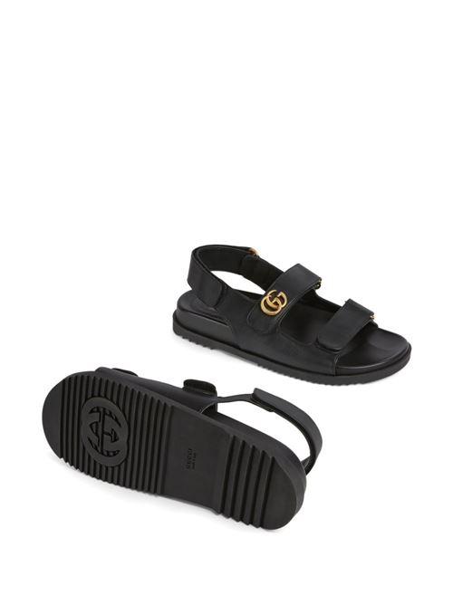 Leather sandal GUCCI | 771578BKO001000