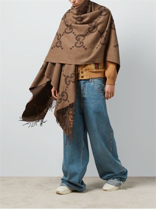 Poncho in cashmere GUCCI | 7743084GABX9764