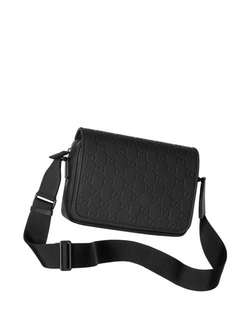 Mini bag in rubberized leather GUCCI | 775097AAC4D1000