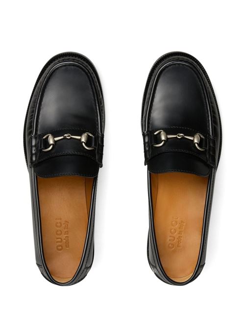 Leather loafer GUCCI | 77666017X001000