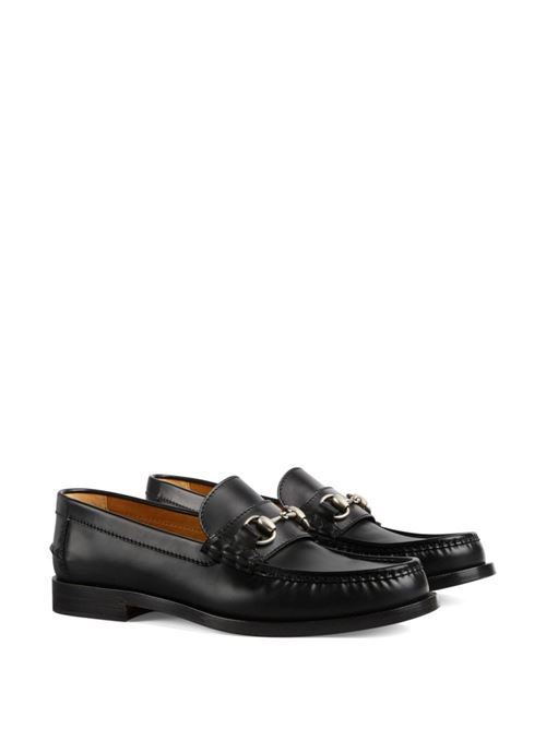 Leather loafer GUCCI | 77666017X001000