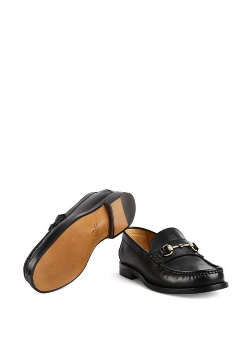 Leather loafer GUCCI | 77666017X001000