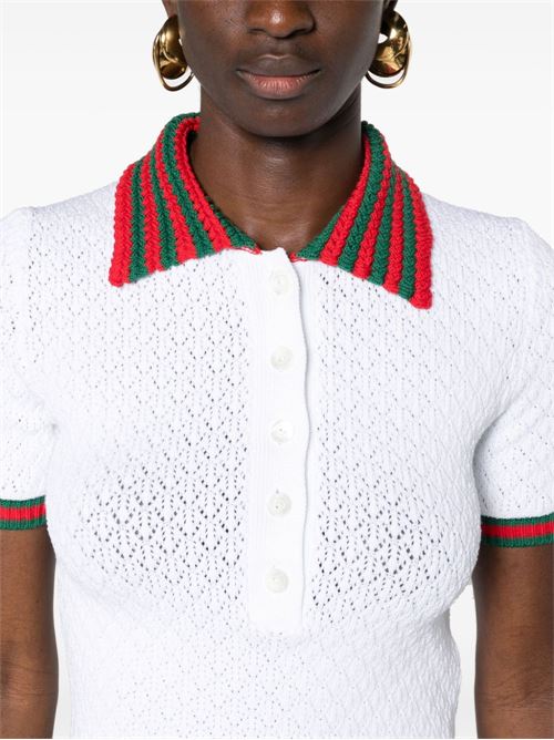 Polo shirt with logo GUCCI | 782324XKD3C9074