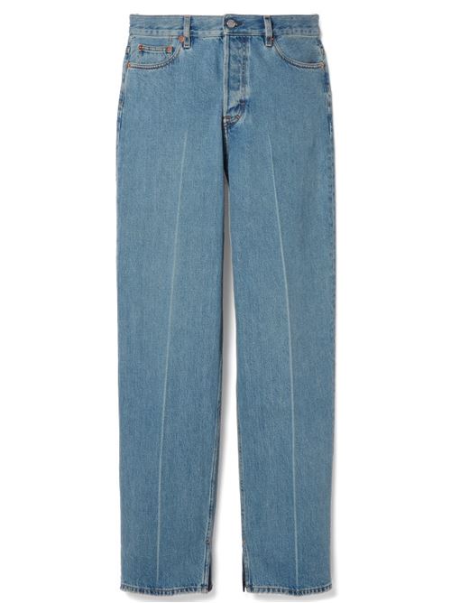 Denim pants with Gucci label GUCCI | 786815XDCXM4011