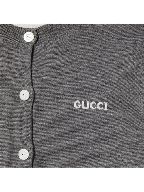 Wool Jacquard cardigan GUCCI | 789673XKD3P1209