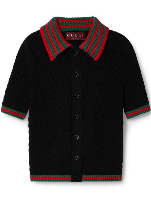 Polo con motivo Web GUCCI | 792042XKD3C1152