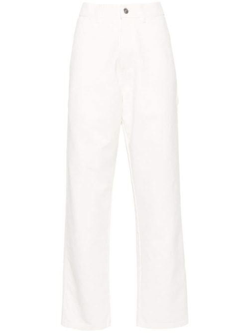 Jeans con logo HOMMEGIRLS | HGPT015WHITE