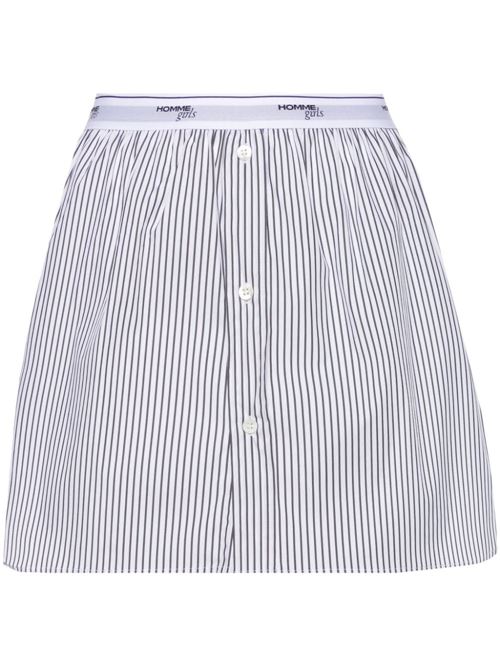 Striped shorts HOMMEGIRLS | HGSK004FADEDBLACKSTRIPE