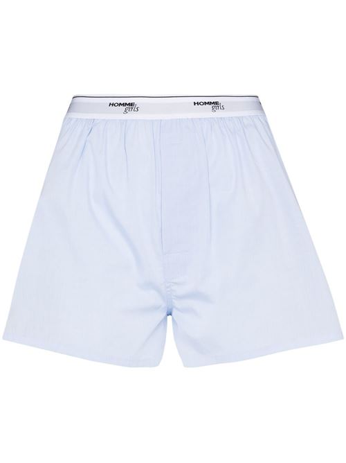 Boxer con logo HOMMEGIRLS | HGUN002BLUE