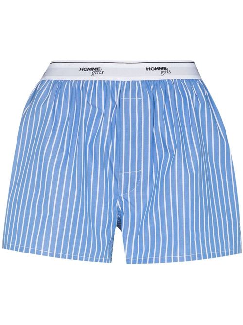 Logo boxers HOMMEGIRLS | HGUN008BLUESTRIPE