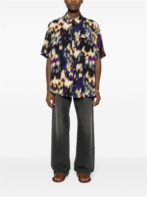 Shirt with print MARANT | CH0098HAB1I05HOEBK