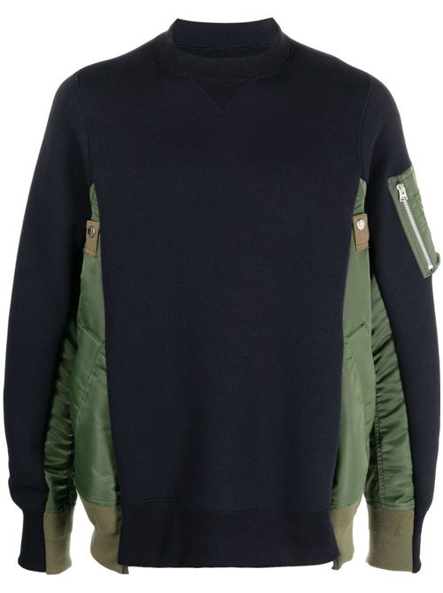 logo sweatshirt SACAI | SCM058212