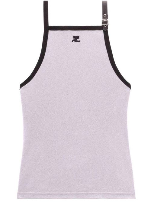 Cotton tank top COURRÈGES | 124JDE067JS0070B102