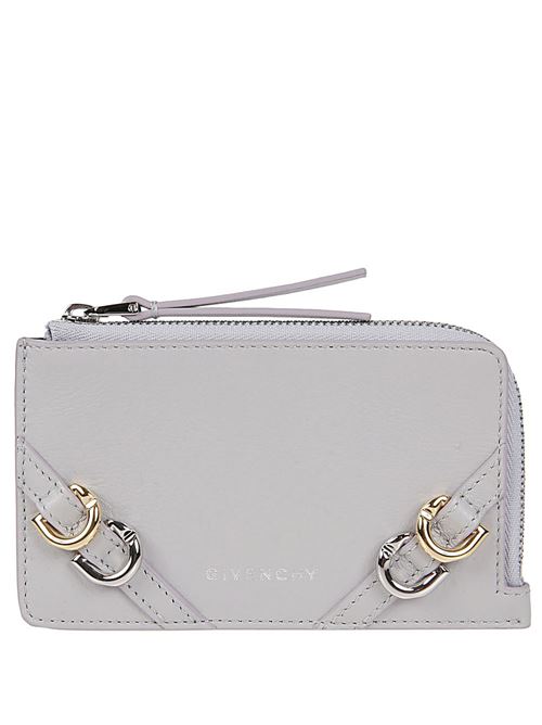 Gray leather card holder GIVENCHY | BB60LSB1Q7050