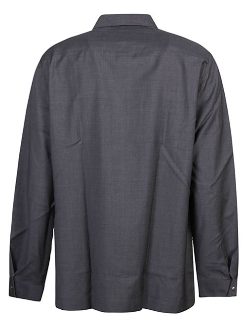 Gray wool shirt GIVENCHY | BM60YT1558030