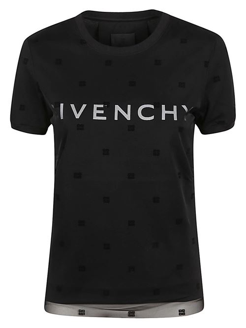 Cotton T-shirt with logo GIVENCHY | BW70CG3YDU001