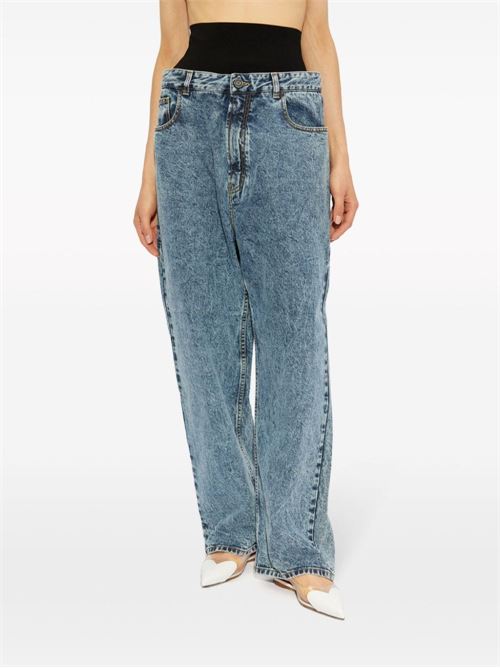 Jeans wide leg ALAIA | AA9P01556T535524