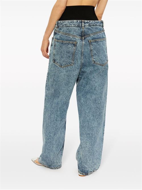 Wide leg jeans ALAIA | AA9P01556T535524